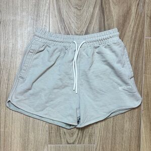Gymshark Athletic Cream Gym Shorts